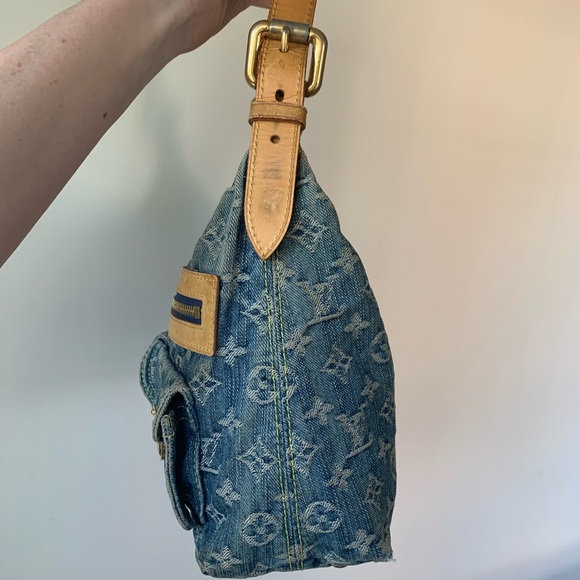 Authentic Louis Vuitton Denim Baggy PM shoulder bag - Picture 11 of 14
